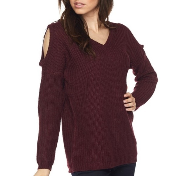 BURGUNDY SWEATER - Picture 4 of 7